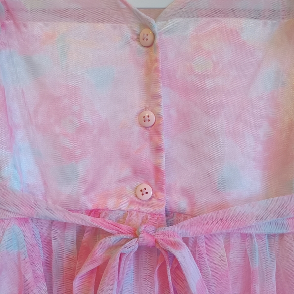 CLEARENCE SALE!!! Jona Michelle Pink 3 Tier Ruffle Dress - Picture 7 of 7